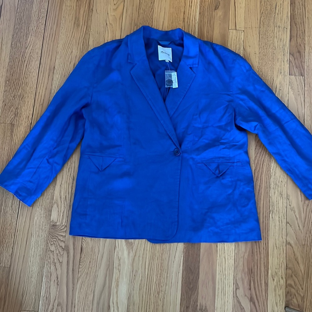 Madewell linen blazer